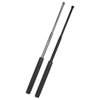 Teleskopický obušek Teleskopický obušek kalený, protiskluzová rukojeť, ESP, 16″, Černý