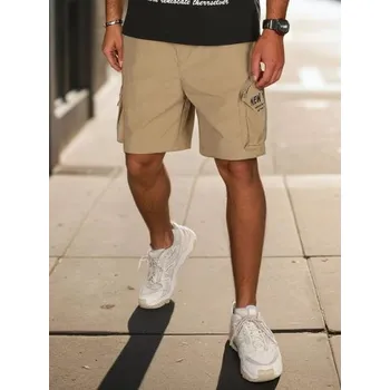 Pánské kraťasy Pánské látkové kraťasy bojové khaki