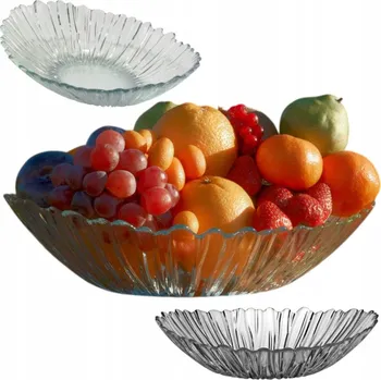 Skleněná Salátová Mísa Pasabahce Aurora 33 x 26 cm průhledná