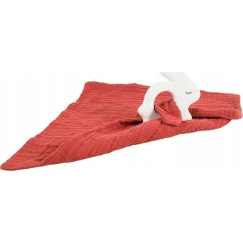 Kikadu Kousátko z přírodního kaučuku Zajíček a bio bavlny Rust