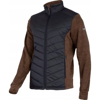 Pánská mikina Pánská mikina pracovní prošívaná bunda se zipem, hnědá Lahti Pro L40143 3XL