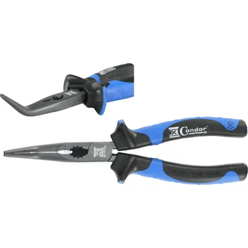 Dílna Condor kleště půlkulaté "telefonní" zahnuté, Xcess Performance, délka 200 mm - 100-08379