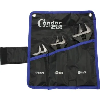 Dílna Condor klíče stavitelné 0 - 51 mm, se stupnicí, sada 3 díly - 100-08255