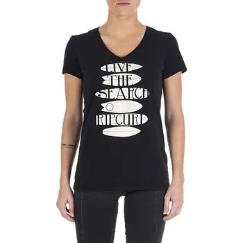 Tričko Rip Curl PRELES TEE Black velikost S