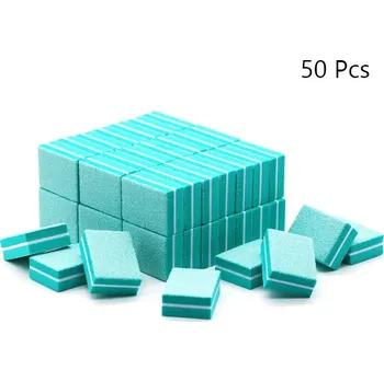 Leštící blok pro gelové a přírodní nehty | pilník, leštička - Zelená - 50 ks