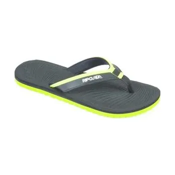 Pánská móda žabky Rip Curl THE TEN BY GM Black/Lime velikost 43.0