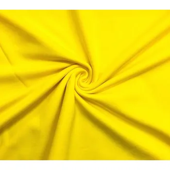 Bavlněný úplet 100 % bavlna, 180 g/m2 Barva: žlutá