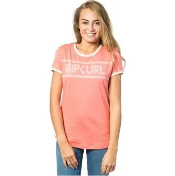 Pánské tričko Tričko Rip Curl BLOCKED TEE Georgia Peach velikost S