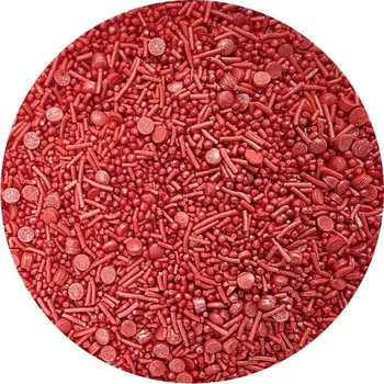 Jedlá dekorace na dort Cukrové zdobení Rudá záře 80g - I LOVE CAKES