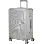 AMERICAN TOURISTER Střední kufr 68cm Soundbox Alu Silver