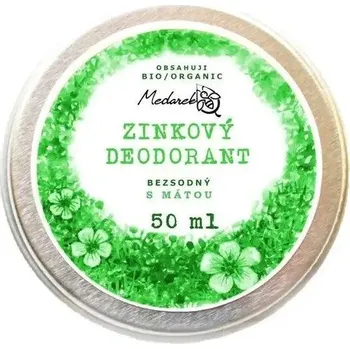 Medarek Zinkový deodorant máta 30 ml