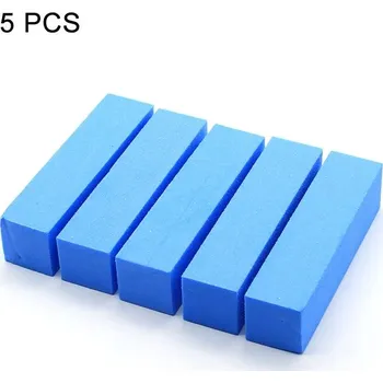 Leštící blok pro gelové a přírodní nehty | pilník, leštička - Modrá - 5 ks