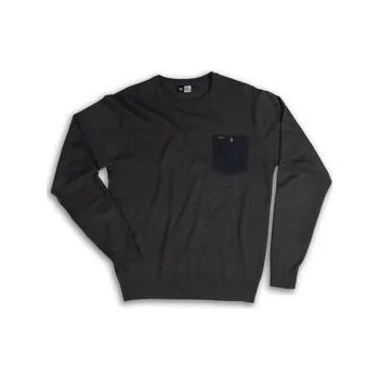 Pánský svetr Svetr Rip Curl SUNDAYS CREW JUMPER Dark Grey Marle velikost M