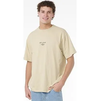 Pánské tričko Tričko Rip Curl FADE OUT EMB TEE Cement velikost S