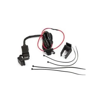 Elektrická zásuvka USB moto zásuvka "MINI" na řidítka, 2x USB zásuvka na motorku