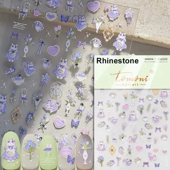 Roztomilé samolepky na nehty dortíky jahoda čokoláda | nálepky, doplňky na nehty - TO4343