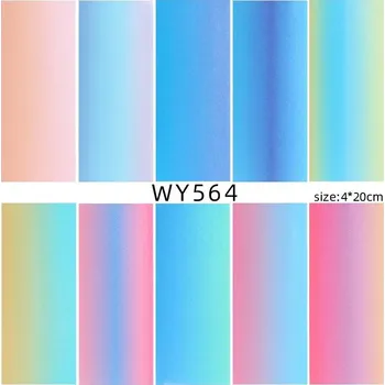 Luxusní nálepky na nehty pro jedinečný design | ozdoby na nehty, vodní obtisky - WY564