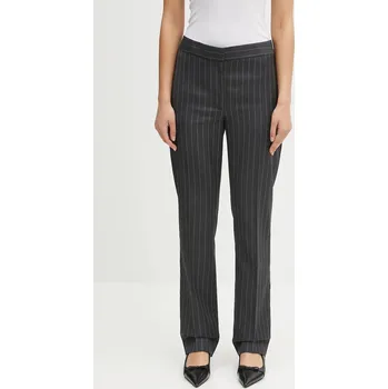 Pánské kalhoty Vlněné kalhoty JW Anderson Straight Leg Tailored, XS, šedá, 90X