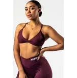 Nebbia Sportovní podprsenka se střední podporou TWIST-KNOT 423 tmavě červená, M
