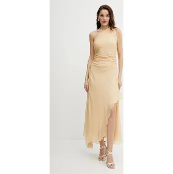 Dámské šaty Hedvábné šaty Victoria Beckham 1225WDR006487C béžová 08X, vel. 38