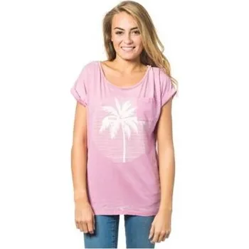 Pánské tričko Tričko Rip Curl MOON ISLAND TEE Polignac Purple velikost XS