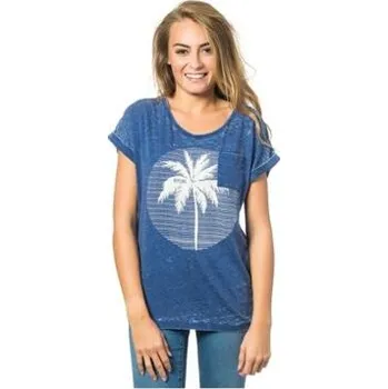 Pánské tričko Tričko Rip Curl MOON ISLAND TEE Blue Depths velikost M