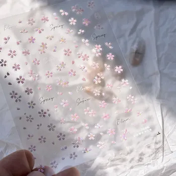 Nálepky na nehty 5D samolepky | samolepky na nehty, ozdoby - 1 ks až 3806