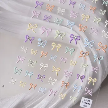 5 D roztomilé mašličky samolepky na nehty | samolepky, ozdoby na nehty - 1 ks TA275