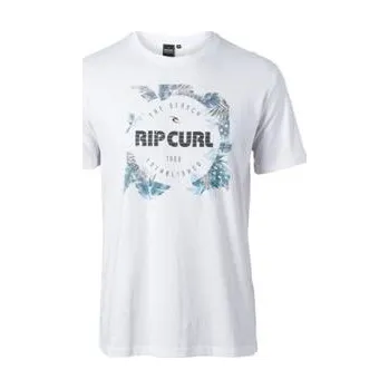 Pánské oblečení Tričko Rip Curl MAMAS FLOWER TEE Optical White velikost L
