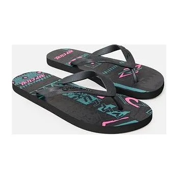 Dámské žabky žabky Rip Curl VOYAGE BLOOM OPEN TOE Black velikost 42.0