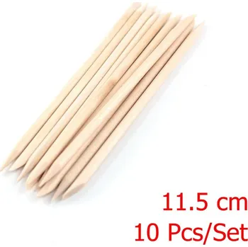 Pomerančová dřívka pro snadné odstranění kůžičky | manikúrní pomůcky, dřívka na nehty - 11,5 cm - 10 ks