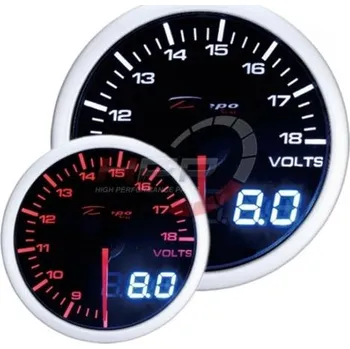 Budík Přídavný budík Depo Racing Dual View - voltmetr
