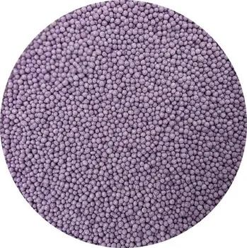 Jedlá dekorace na dort Cukrové perličky levandulové 80g - I LOVE CAKES
