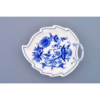 Jednorázové nádobí Cibulák Mísa list 15cm Originál Český porcelán Dubí 2. jakost