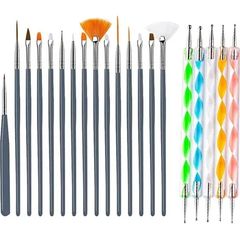 Sada štětců na zdobení nehtů pro gel i akryl | nail art, manikúra - 10