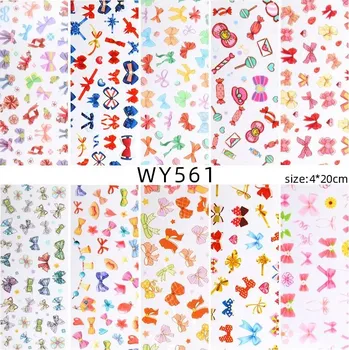 Luxusní nálepky na nehty pro jedinečný design | ozdoby na nehty, vodní obtisky - WY561