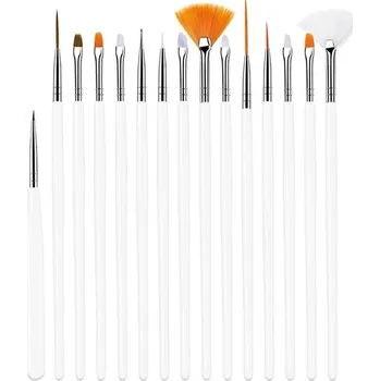 Sada štětců na zdobení nehtů pro gel i akryl | nail art, manikúra - 18 let