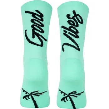 Pánské ponožky Ponožky Pacific and Co GOOD VIBES (Turoquoise) goodvivesturquoise Velikost 37-41