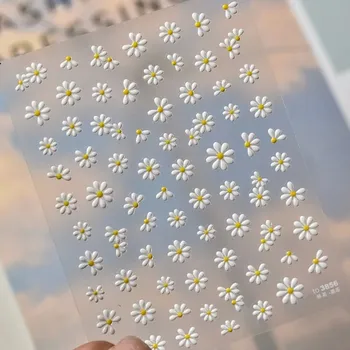 Japonské 5D květinové samolepky na nehty | nálepky, ozdoby na nehty - 1 ks až 3856