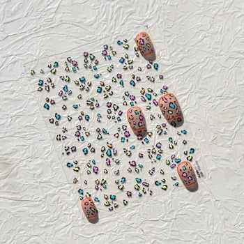 3d zimní nálepky na nehty s reliéfem | samolepky, nehtové zdobení - na 4479