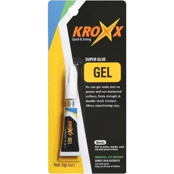Kancelářské lepidlo Lepidlo sekundové 3g gel Kroxx