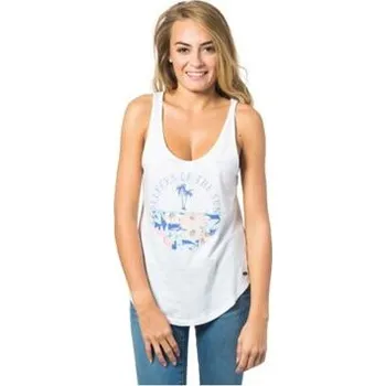 Pánské tričko Tričko Rip Curl SUN SEEKER TANK Optical White velikost L