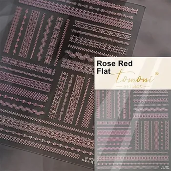 3d zimní nálepky na nehty s reliéfem | samolepky, nehtové zdobení - TO4301