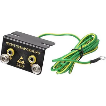 Elektrická zásuvka ESD zásuvka/rozbočovač s uzemněním, pro připojení náramku