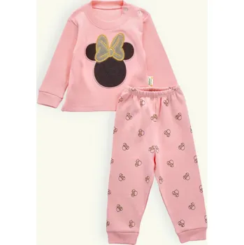 Kojenecká souprava Dívčí souprava – mikina a tepláky Myška 80/86