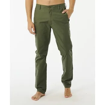 Pánská móda Kalhoty Rip Curl SEARCHERS PANT Dark Green velikost 38