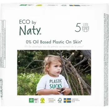 Plenkové kalhoty Eco by Naty Jednorázové non toxic plenky velikost 1-6 Velikost 5 (11-25kg) 22ks