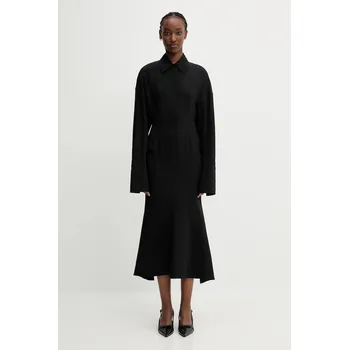 Dámské šaty Hedvábné šaty Sportmax Oltre, 44, černá, 99X