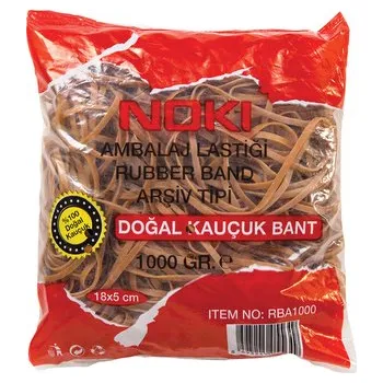 Archivační box Noki, Gumičky sáček, 18x5 cm, 1000g, natural, natural