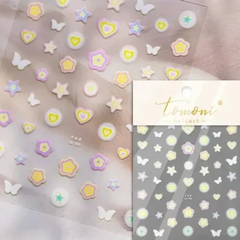 Samolepky na nehty s 3D efektem | zdobení nehtů, nálepky - TA358